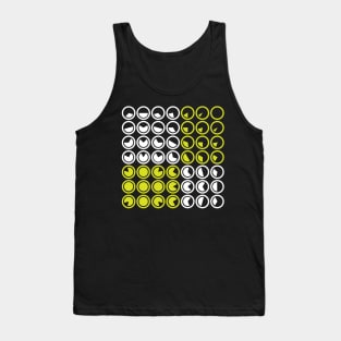 Light Green Radar Circles Tank Top